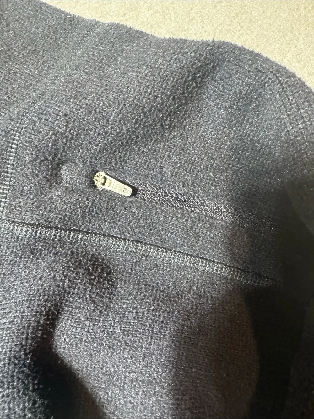 The North Face Men’s Navy Half-Zip Fleece Pullover Size M